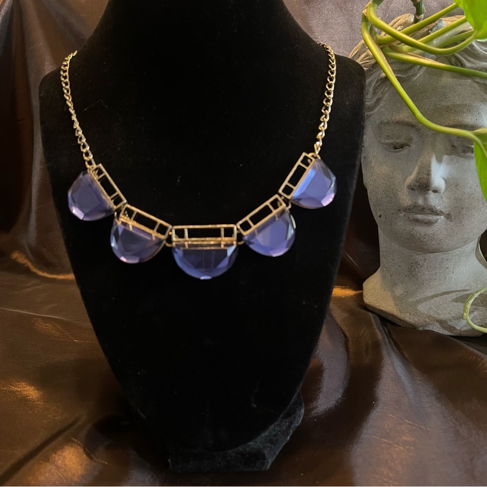 Royal Blue Statment Necklace